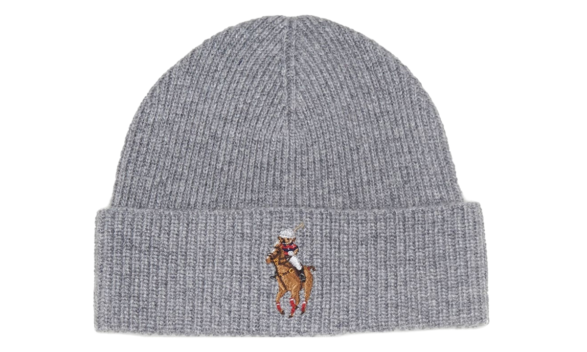 RECYCLED RIDING BEAR BEANIE "Grey" PC0812 044