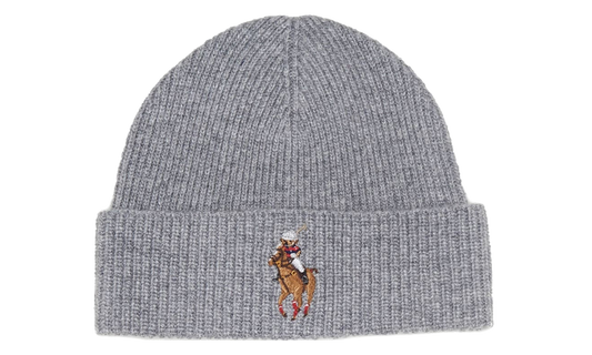 RECYCLED RIDING BEAR BEANIE "Grey" PC0812 044