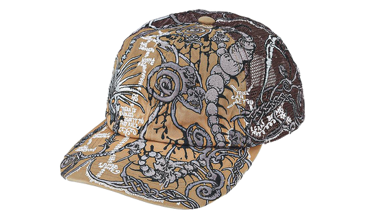 Wombat Embroidered Mesh Back 6-Panel "SS26 - Tan" SU27994
