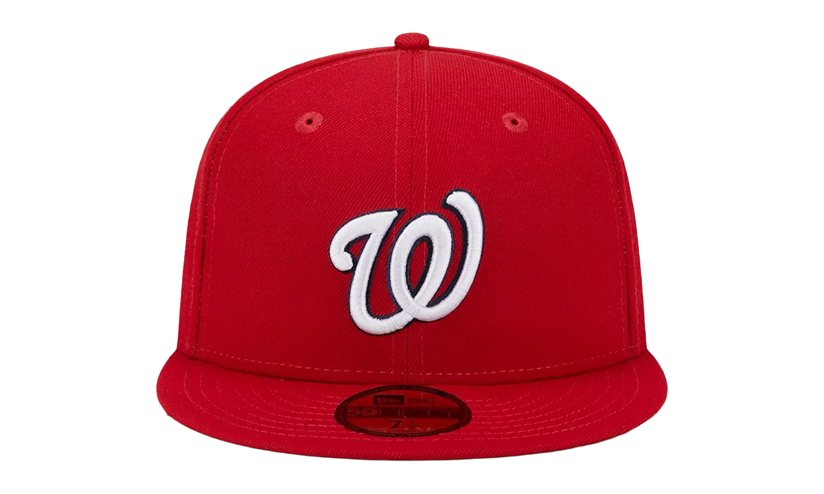 59FIFTY Washington Nationals 2019 World Series Cloud Under Fitted Hat "Red / Sky Blue Cloud - Under Brim" NE811
