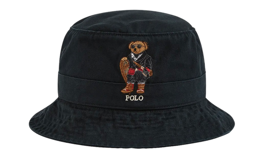 Snowshoes Bear Bucket Hat "Black" 710981298001