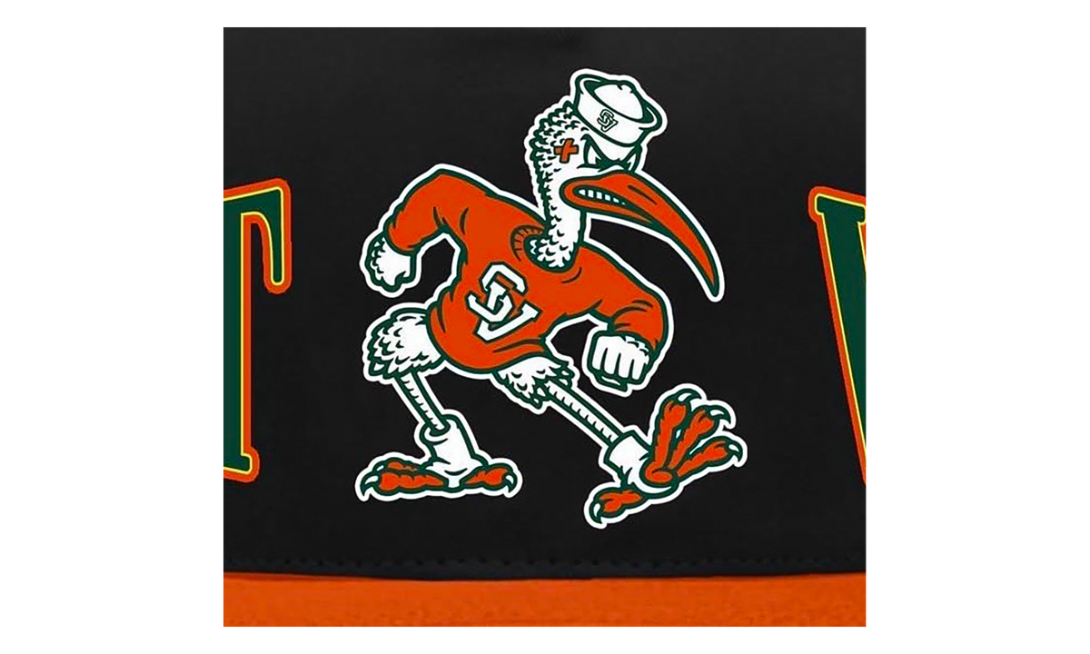Canes Snapback Hat "Orange" SV080