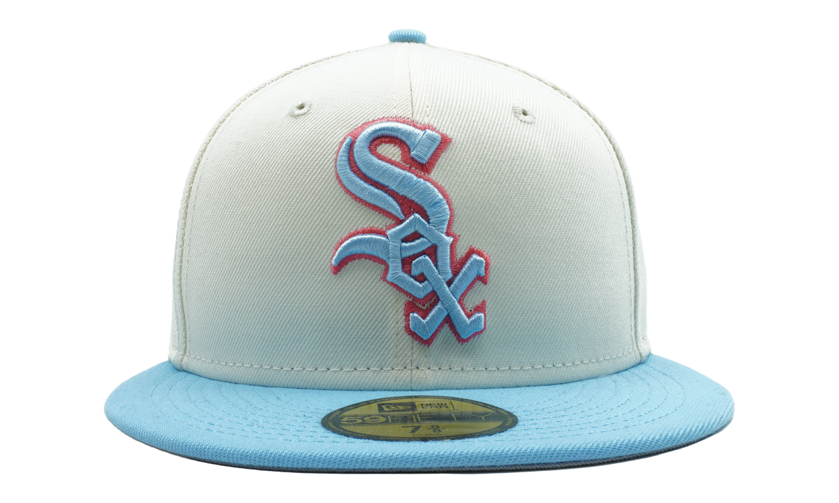 59FIFTY Chicago White Sox 2-Tone Color Pack Fitted Hat "Cream / Sky Blue / Grey - Under Brim" NE888