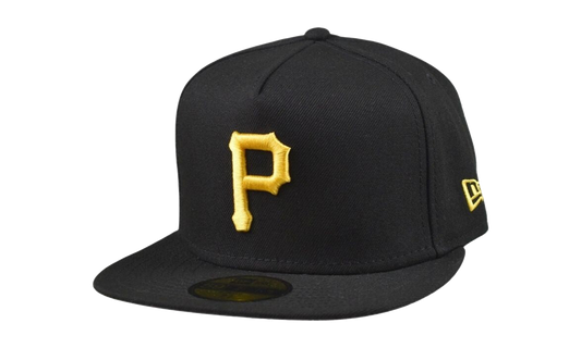 59FIFTY A-Frame Pittsburgh Pirates Fitted Hat "Black" 60596830