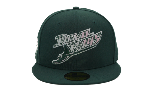 5950 Tampa Bay Rays Fitted Hat "25 Seasons" "Emerald Pink - FRSH Exclusive" NE1214