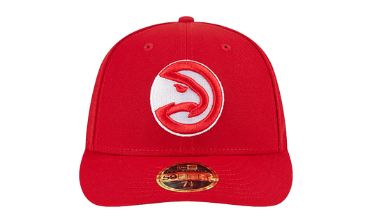 59FIFTY Atlanta Hawks Team Low Profile Fitted Hat "Red - Grey Bim" NE1046