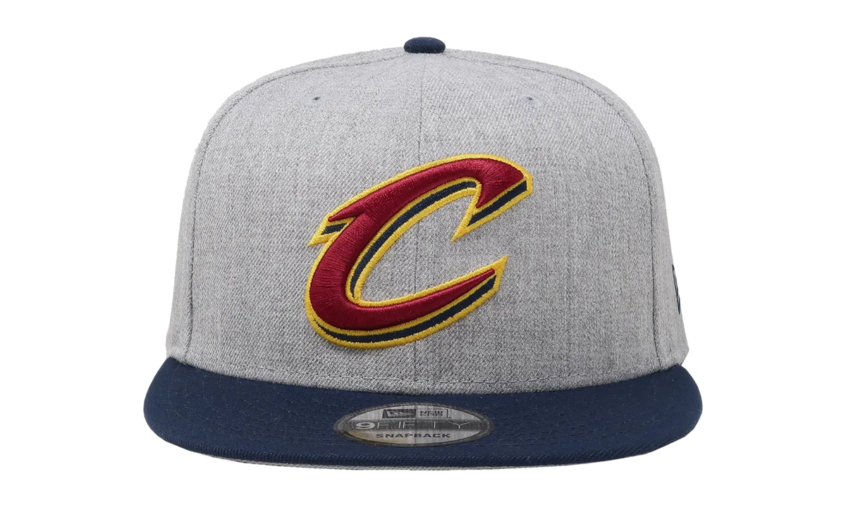9FIFTY Cleveland Cavaliers 2Tone Snapback Hat "Grey / Navy - Brim" NE985