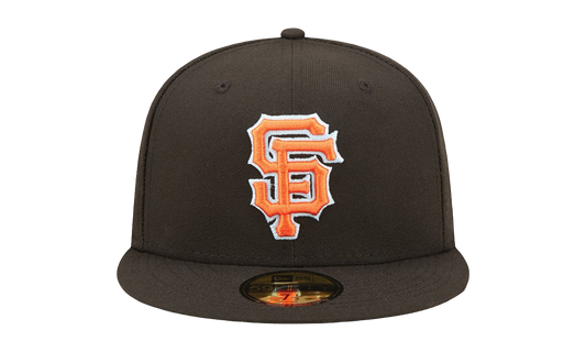 59FIFTY San Francisco Giants 20010 World Series Cloud Under Fitted Hat "Black / Sky Blue Cloud - Under Brim" NE812
